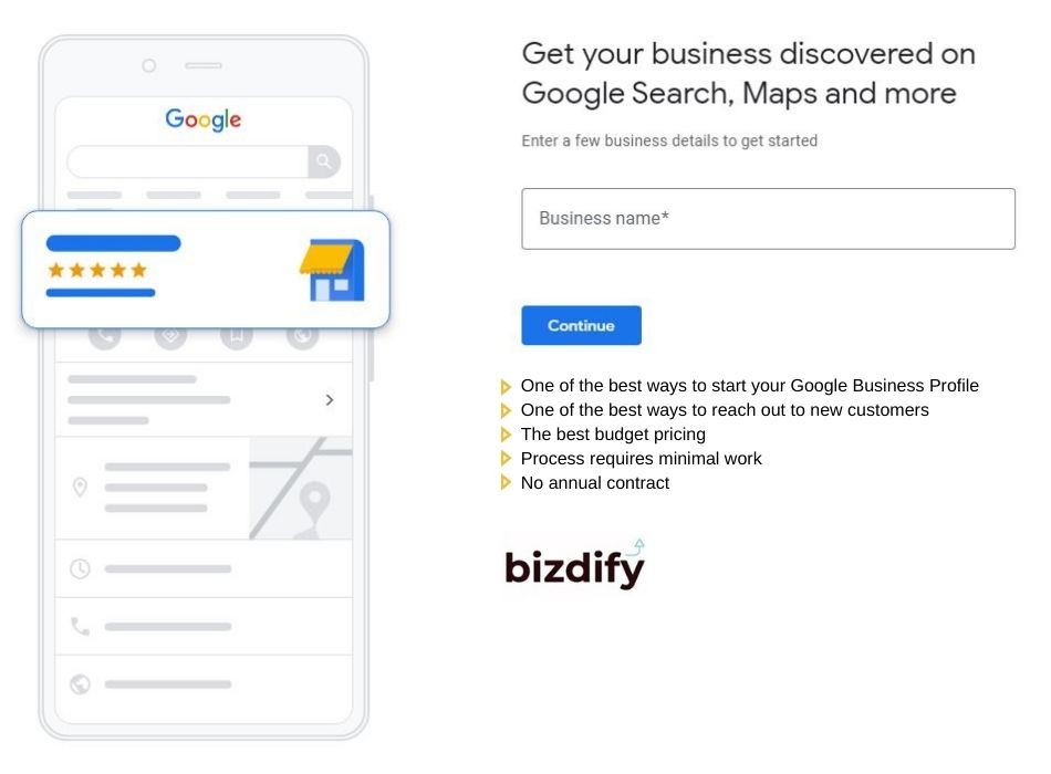 Best Google Business Profile Creation Service - Bizdify