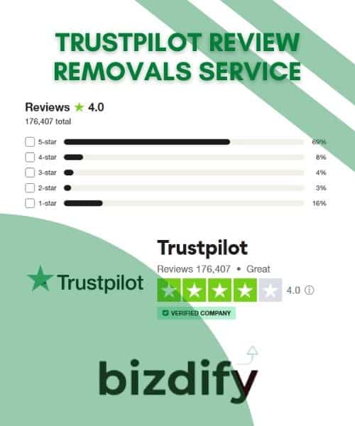 Trustpilot Review Removals Service - Bizdify