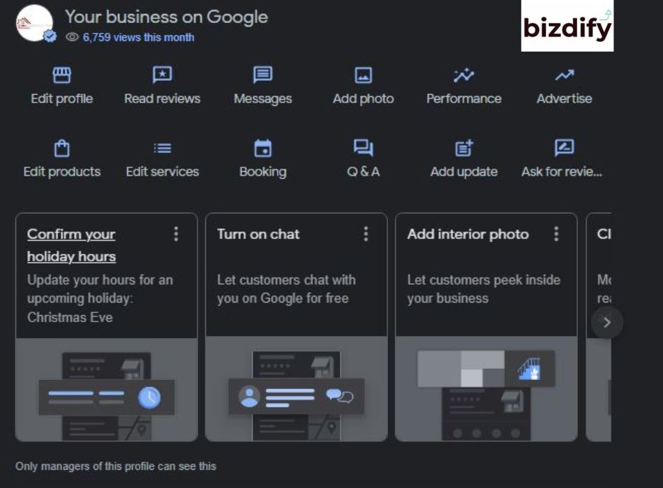 business profile - Bizdify