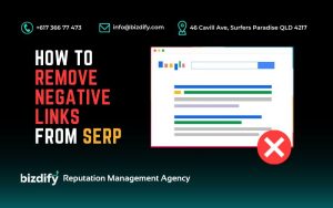 Remove Negative Links From SERP - Bizdify